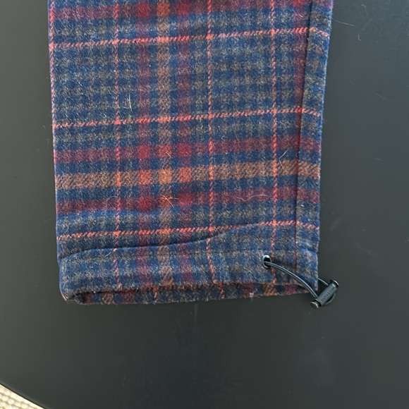Scotch & Soda Pants Mens W32 L32 Wool Blend Heavy Cargo Plaid High Rise - Picture 5 of 7